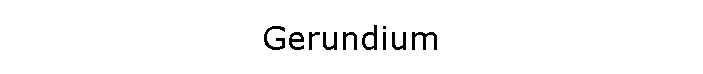 Gerundium