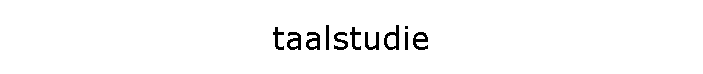 taalstudie